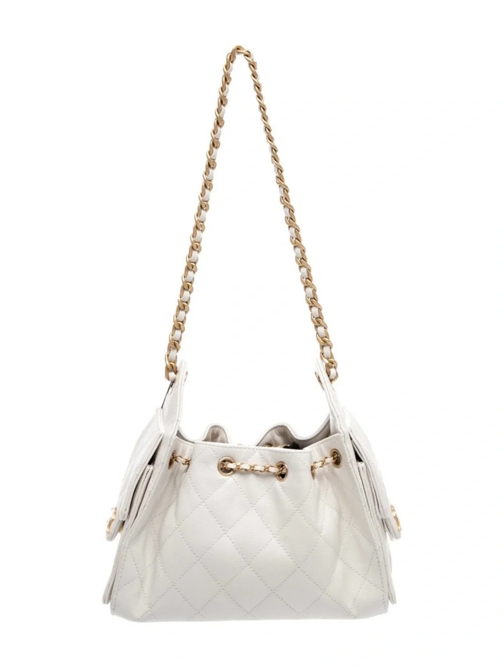 2026 Chanel Mini 25 White  Shoulder Bag